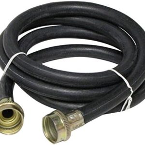 Keeney Washing Machine Hose 3/4" Fem, 6' Black | Durable 6-Foot Washing Machine Connector | Ideal for Homes | Leak-Resis